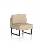 Brixworth Modular Seating Central Unit With Black Legs In Yoredale Fabric - Gordale SF000254