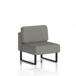 Brixworth Modular Seating Central Unit With Black Legs In Yoredale Fabric - Hardraw SF000255