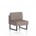 Brixworth Modular Seating Central Unit With Black Legs In Yoredale Fabric - Settle SF000259