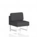 Brixworth Modular Seating Central Unit With White Legs In X2 Fabric - Arithmetic SF000266