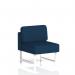 Brixworth Modular Seating Central Unit With White Legs In X2 Fabric - Calculus SF000267