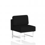 Brixworth Modular Seating Central Unit With White Legs In X2 Fabric - Diameter SF000268