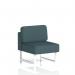 Brixworth Modular Seating Central Unit With White Legs In X2 Fabric - Polygon SF000270