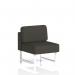 Brixworth Modular Seating Central Unit With White Legs In Main Line Flax Fabric - Temple SF000275