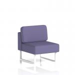 Brixworth Modular Seating Central Unit With White Legs In Synergy Fabric - Order SF000281