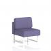 Brixworth Modular Seating Central Unit With White Legs In Synergy Fabric - Order SF000281