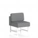 Brixworth Modular Seating Central Unit With White Legs In Synergy Fabric - Partner SF000282