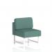 Brixworth Modular Seating Central Unit With White Legs In Sumi Fabric - Handa SF000284