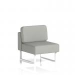 Brixworth Modular Seating Central Unit With White Legs In Sumi Fabric - Tokyo SF000287