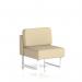 Brixworth Modular Seating Central Unit With White Legs In Sumi Fabric - Zen SF000289