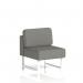 Brixworth Modular Seating Central Unit With White Legs In Yoredale Fabric - Hardraw SF000291