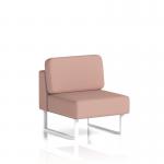 Brixworth Modular Seating Central Unit With White Legs In Yoredale Fabric - Kidstone SF000293