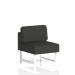 Brixworth Modular Seating Central Unit With White Legs In Yoredale Fabric - Leyburn SF000294