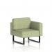 Brixworth Modular Seating Left Unit With Black Legs In Rivet Fabric - Burnish SF000296