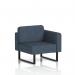 Brixworth Modular Seating Left Unit With Black Legs In Rivet Fabric - Crucible SF000298