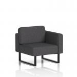 Brixworth Modular Seating Left Unit With Black Legs In X2 Fabric - Arithmetic SF000302