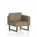 Brixworth Modular Seating Left Unit With Black Legs In Main Line Flax Fabric - Bank SF000308