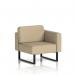 Brixworth Modular Seating Left Unit With Black Legs In Main Line Flax Fabric - Upminster SF000312