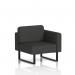 Brixworth Modular Seating Left Unit With Black Legs In Synergy Fabric - Mix SF000316