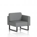 Brixworth Modular Seating Left Unit With Black Legs In Synergy Fabric - Partner SF000318