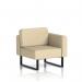 Brixworth Modular Seating Left Unit With Black Legs In Sumi Fabric - Zen SF000325