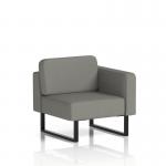 Brixworth Modular Seating Left Unit With Black Legs In Yoredale Fabric - Hardraw SF000327