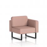 Brixworth Modular Seating Left Unit With Black Legs In Yoredale Fabric - Kidstone SF000329