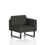 Brixworth Modular Seating Left Unit With Black Legs In Yoredale Fabric - Leyburn SF000330