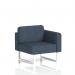 Brixworth Modular Seating Left Unit With White Legs In Rivet Fabric - Crucible SF000334