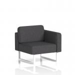 Brixworth Modular Seating Left Unit With White Legs In X2 Fabric - Arithmetic SF000338