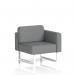 Brixworth Modular Seating Left Unit With White Legs In Synergy Fabric - Partner SF000354