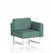 Brixworth Modular Seating Left Unit With White Legs In Sumi Fabric - Handa SF000356