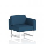 Brixworth Modular Seating Left Unit With White Legs In Sumi Fabric - Uto SF000360