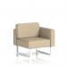 Brixworth Modular Seating Left Unit With White Legs In Yoredale Fabric - Gordale SF000362