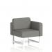 Brixworth Modular Seating Left Unit With White Legs In Yoredale Fabric - Hardraw SF000363