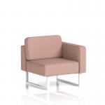 Brixworth Modular Seating Left Unit With White Legs In Yoredale Fabric - Kidstone SF000365