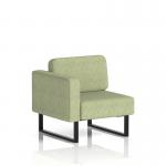 Brixworth Modular Seating Right Unit With Black Legs In Rivet Fabric - Burnish SF000368