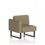 Brixworth Modular Seating Right Unit With Black Legs In Main Line Flax Fabric - Bank SF000380