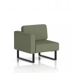 Brixworth Modular Seating Right Unit With Black Legs In Main Line Flax Fabric - Monument SF000381