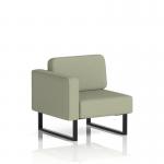 Brixworth Modular Seating Right Unit With Black Legs In Main Line Flax Fabric - Newbury SF000382