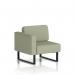 Brixworth Modular Seating Right Unit With Black Legs In Main Line Flax Fabric - Newbury SF000382