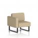 Brixworth Modular Seating Right Unit With Black Legs In Main Line Flax Fabric - Upminster SF000384