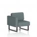 Brixworth Modular Seating Right Unit With Black Legs In Main Line Flax Fabric - Westminster SF000385