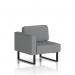 Brixworth Modular Seating Right Unit With Black Legs In Synergy Fabric - Partner SF000390