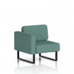 Brixworth Modular Seating Right Unit With Black Legs In Sumi Fabric - Handa SF000392