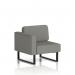 Brixworth Modular Seating Right Unit With Black Legs In Yoredale Fabric - Hardraw SF000399