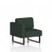 Brixworth Modular Seating Right Unit With Black Legs In Yoredale Fabric - Ingleton SF000400