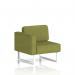 Brixworth Modular Seating Right Unit With White Legs In Rivet Fabric - Olive SF000407