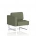 Brixworth Modular Seating Right Unit With White Legs In Main Line Flax Fabric - Monument SF000417