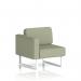 Brixworth Modular Seating Right Unit With White Legs In Main Line Flax Fabric - Newbury SF000418